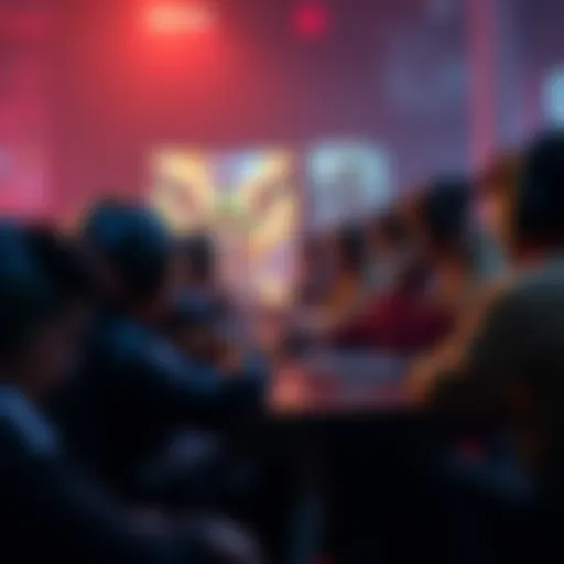 Players sharing strategies at a Dota 2 smurf meeting