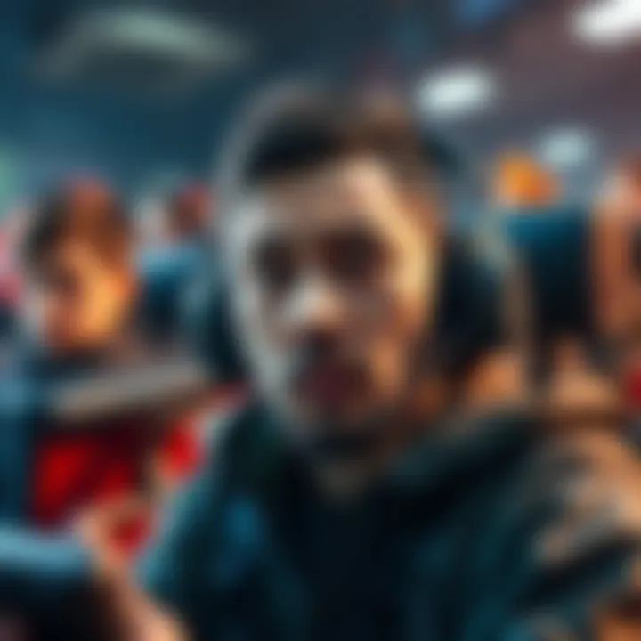 A gamer looking stressed while waiting for a match in Dota 2's low priority queue after multiple game abandons