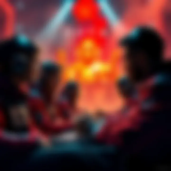 A group of Dota 2 players engage in a serious discussion about racism in the gaming community, with one player showing frustration.