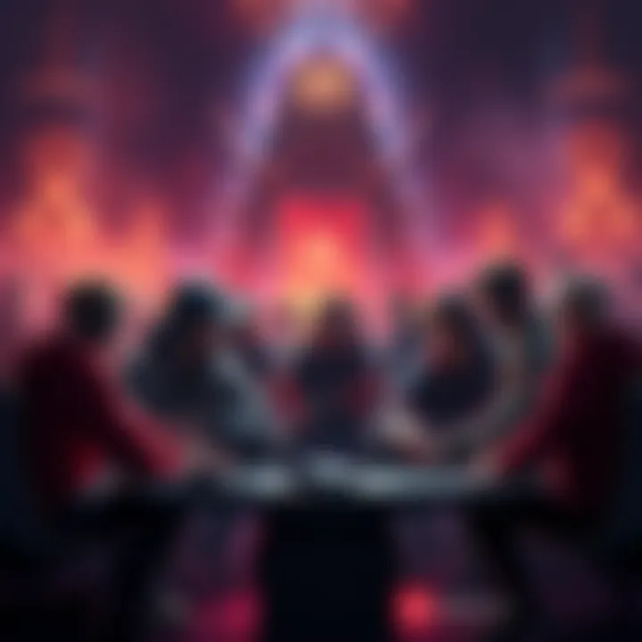 Dota 2 players discussing surrender button Group of Dota 2 players talking about the need for a surrender button in a competitive game setting
