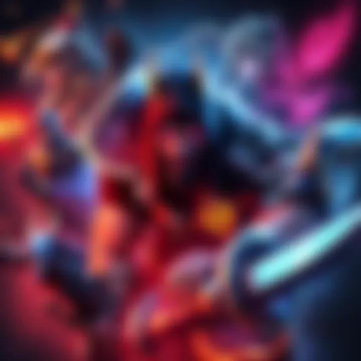 A collage of Dota 2 characters showcasing their new abilities and strategies from the 7.41 update