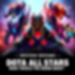 Fan art showcasing beloved character designs from DotA Allstars with modern updates