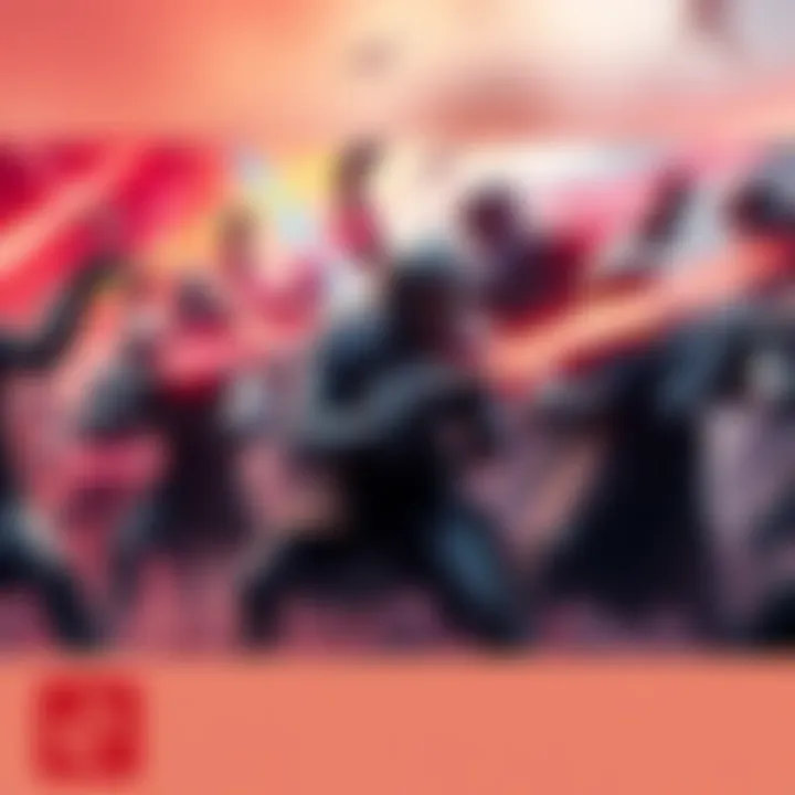 Dota Clone Wars Battle Scene A chaotic battle in Dota featuring multiple Clockwerks and Pudges clashing in Clone Wars mode, showcasing unique team compositions.