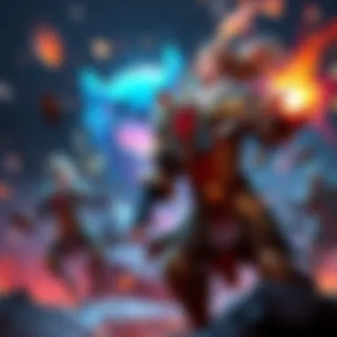 Visual representation of enhanced particle effects and animations in Dota after the latest patch.