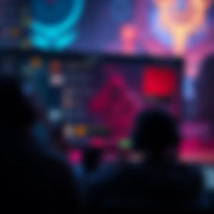 A screenshot of a DOTA game with a new player facing strong opponents and chat messages expressing frustration.