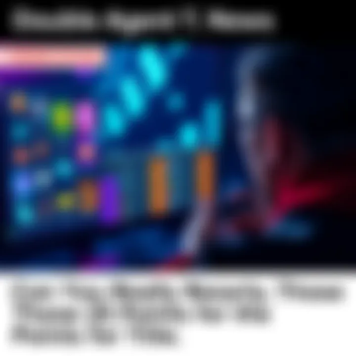 A person looking at a computer screen with gaming icons and points displayed, showing strategies to earn points for the Double Agent title.