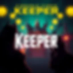 A scene from Double Fine's game 'Keeper' showing characters and gameplay elements