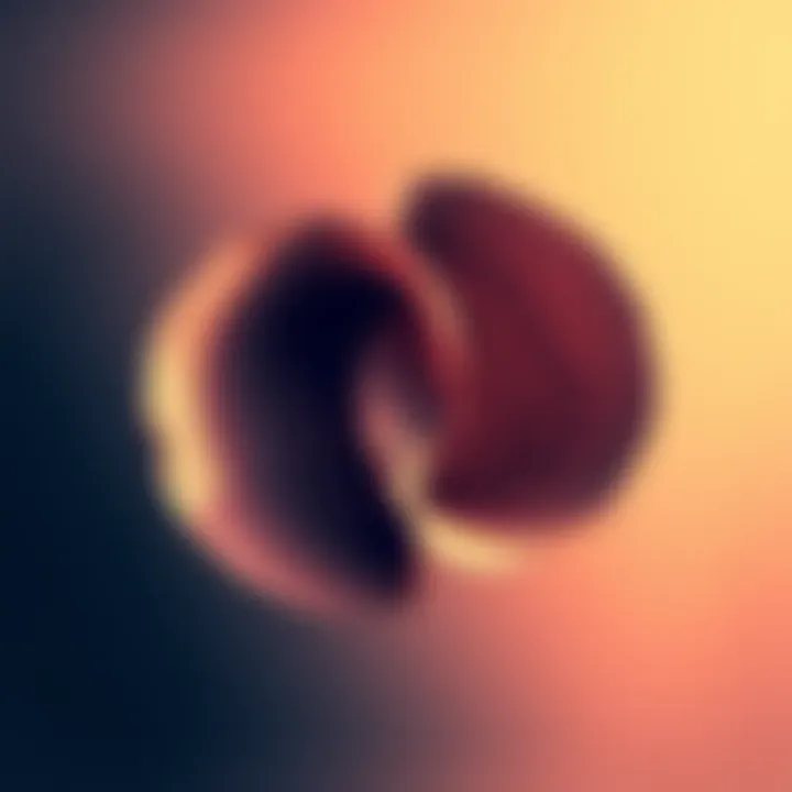 An abstract representation showing two overlapping voids or empty spaces, symbolizing the idea of Double Void in modern thought.