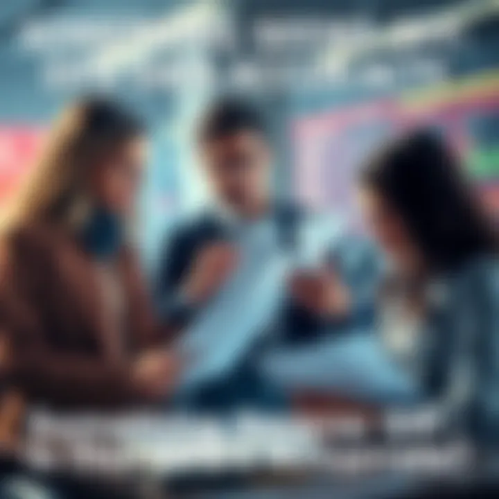 A group of people discussing and analyzing documents with charts about DPS data accuracy