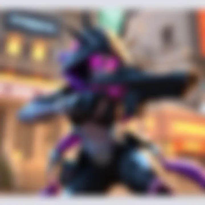 DPS Sombra character showcasing updated Machine Pistol and abilities in action