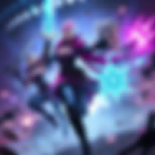 Ashe, Vendetta, and Sierra showcasing their powers in a competitive match, highlighting their dominance in the game.