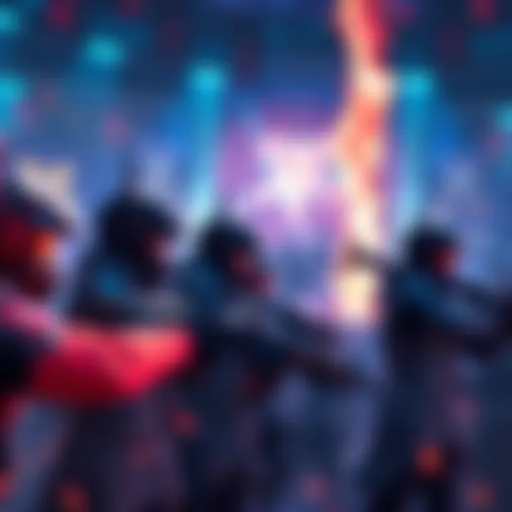 A group of DPS players in a gaming match overlook flankers attacking their team, showing a lack of teamwork and collaboration during the fight.