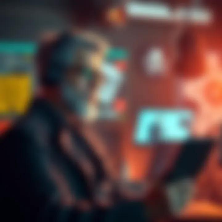 Dr. K reviewing PirateSoftware operations in a tech setting