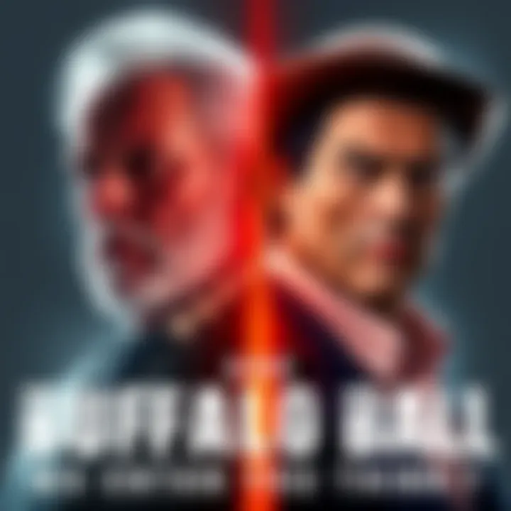 Image showing Dr Gideon and Buffalo Bill side by side, highlighting their visual and thematic similarities in the Hannibal series.