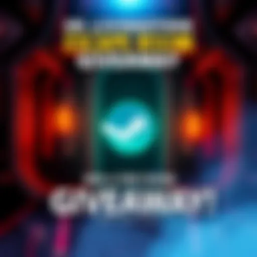 A vibrant graphic featuring a Steam logo and the giveaway details for Dr Livingstone's Reversed Escape Room.