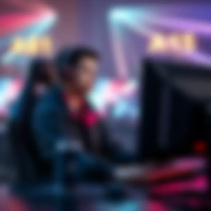 Streamer Dr Lupo sitting at his gaming setup, looking serious while discussing cheating allegations.
