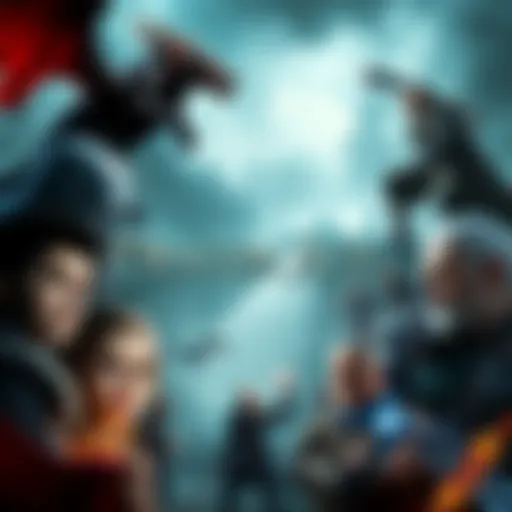 A collage of characters and scenes from various fantasy game franchises that share storytelling elements with Dragon Age