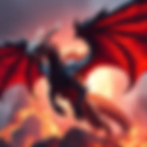 A detailed depiction of the Dragon of Destruction Fatalis, showcasing its powerful form and fierce appearance.