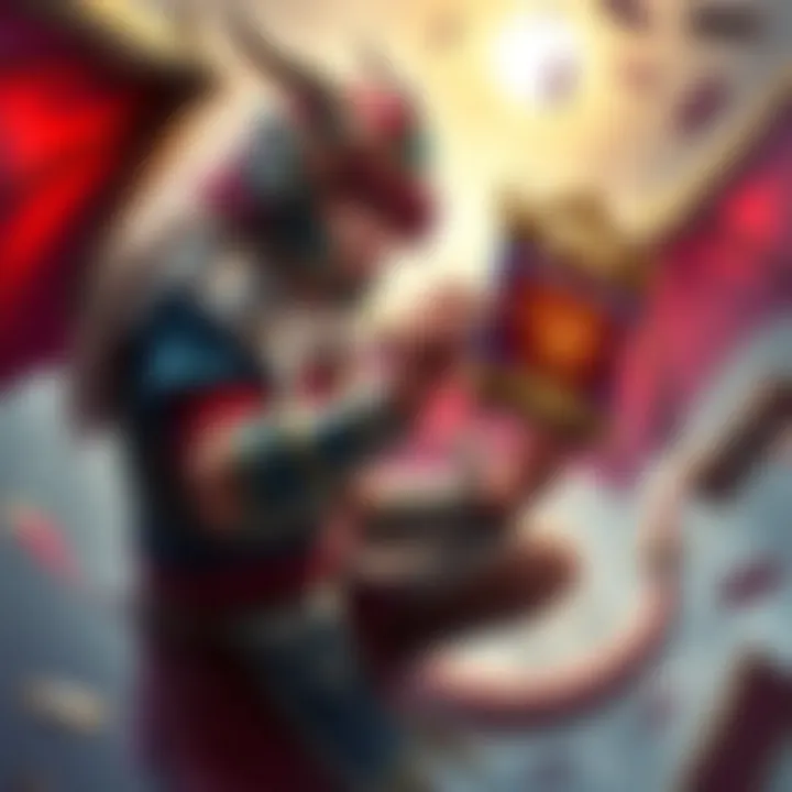 A high-level player examines the Dragon Warrior deck, showcasing its powerful cards and gameplay strategies.