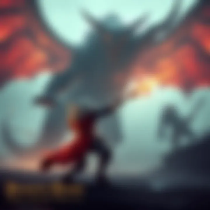 A player character fighting a large monster in Dragon's Dogma: Dark Arisen on Nintendo Switch