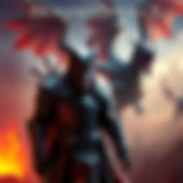 Dragon's Dogma 2 Cover Art A warrior in fantasy armor stands ready for battle with a dragon looming in the background, symbolizing the adventure in Dragon's Dogma 2.