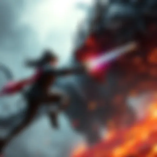 Character from Dragon's Dogma 2 fighting a monster on Switch 2 with graphics displaying 30 fps performance