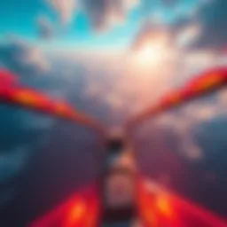 A screenshot showcasing hidden drawings found in the Flight Control game during gameplay