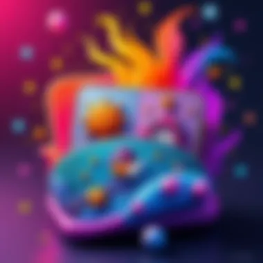 Colorful Dream-Inspired Card A vibrant and creative card featuring whimsical designs inspired by dreams, showcasing various colors and playful elements.