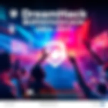 DreamHack Birmingham Event Poster Promotional poster for DreamHack Birmingham featuring gaming action and tournament details