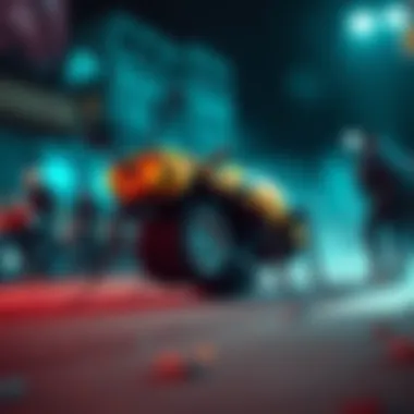 A drifter unexpectedly merges with an operator bug in a humorous scene, captivating onlookers.