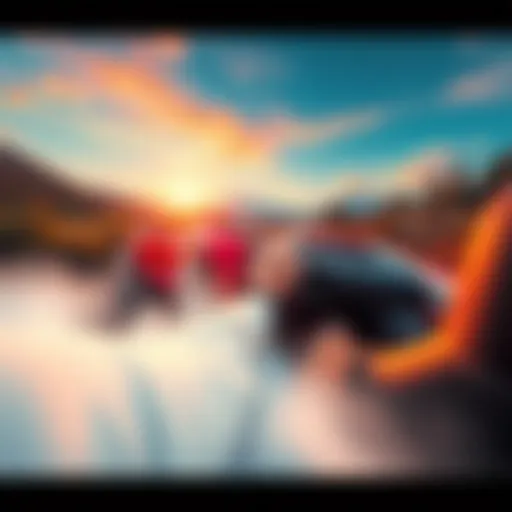 Drifting on Roathe Roads A driver enjoys a drifter experience on winding roads in Roathe, surrounded by scenic views and nature.