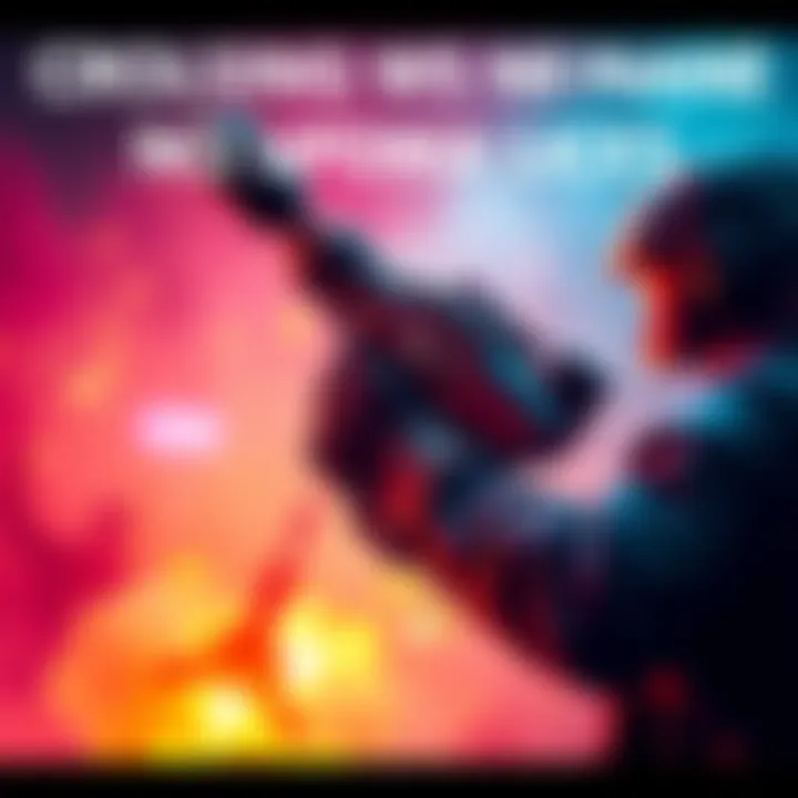 A player holds a drill weapon in one hand and a humanity weapon in the other, showcasing the choice between two distinct play styles in a gaming environment.