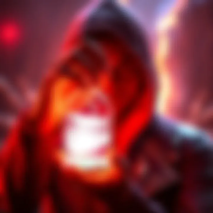 Drinking the Blood of Lathander A character holding a glowing vial filled with a radiant liquid, symbolizing the Blood of Lathander, surrounded by mystical light