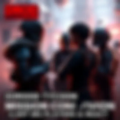 Group of players engaged in a heated discussion about a PVP mission in Droid Tycoon