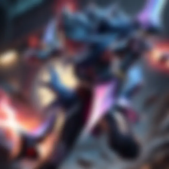 Drow character showcasing her powerful abilities in a game setting, dominating her opponents with skillful attacks and strategic positioning.