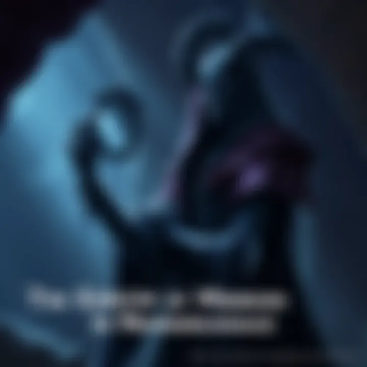 A Drow character stands in a dimly lit environment, holding a rare mirror that reflects their dark features and surroundings, highlighting the cultural significance of mirrors in their society.