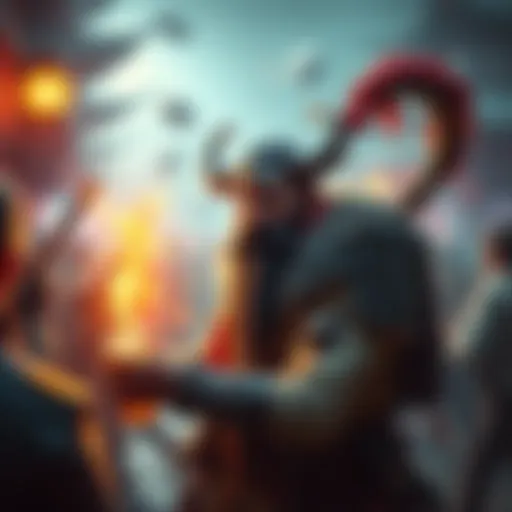 A drunken Mongol causing chaos in Uranus, wearing level 80 gear and creating mayhem at a party.