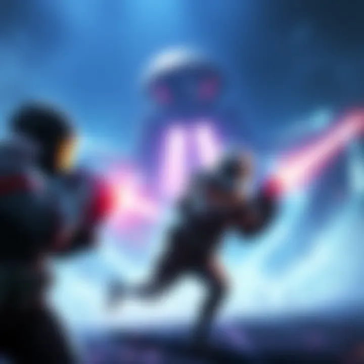 Dual Ingram in Gaming A graphic showing Dual Ingram gameplay with players using two weapons for better strategy and excitement