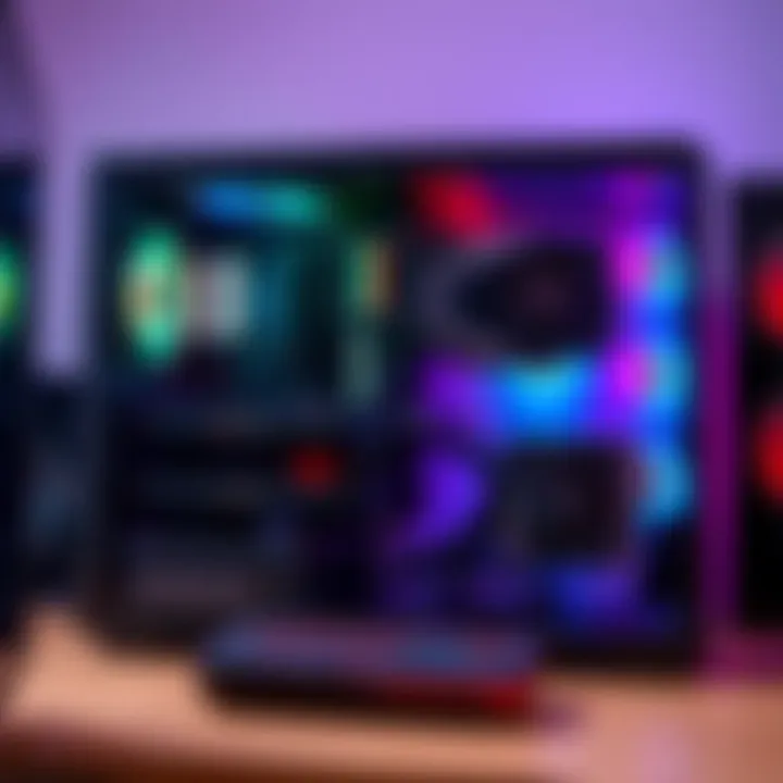 A gaming computer with two graphics cards installed, showing how to utilize a secondary GPU for enhanced performance.