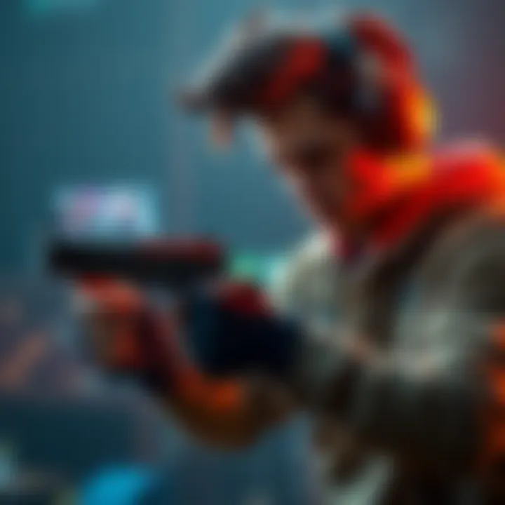 A gamer trying to craft a second Dying Night pistol, frustrated with new game restrictions on iconic weapons, in a virtual crafting environment.