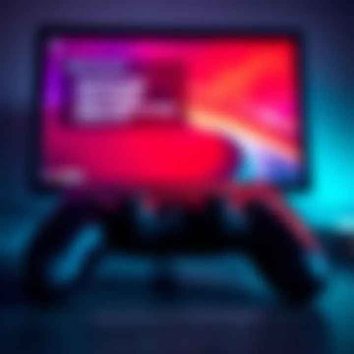 A Dualshock 4 controller connected to a PC via Bluetooth, showing the setup screen on the monitor.