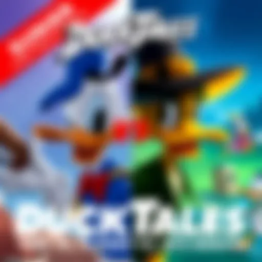 DuckTales 1989 Classic vs 2013 Remake A split image showing characters from the 1989 DuckTales series on one side and the 2013 remake on the other, highlighting differences in animation style.