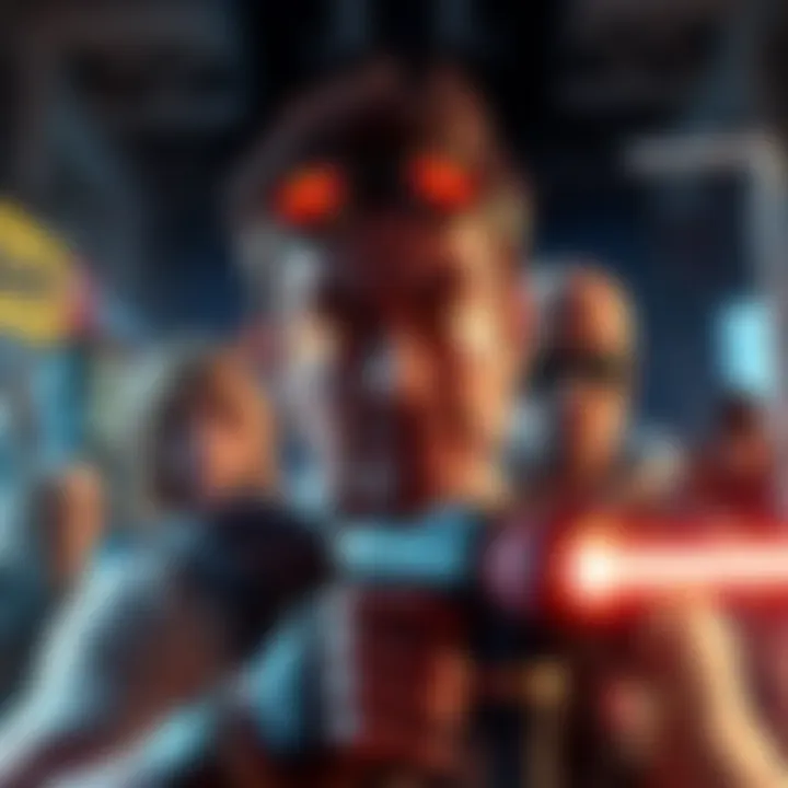 Duke Nukem Franchise Concerns Fans expressing worry about the future of Duke Nukem as Adi Shankar takes over, with iconic characters shown in a mix of hope and fear.