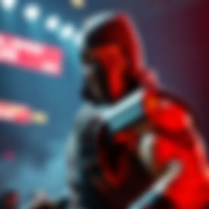 Duke Nukem character ready for battle in the Mortal Kombat arena