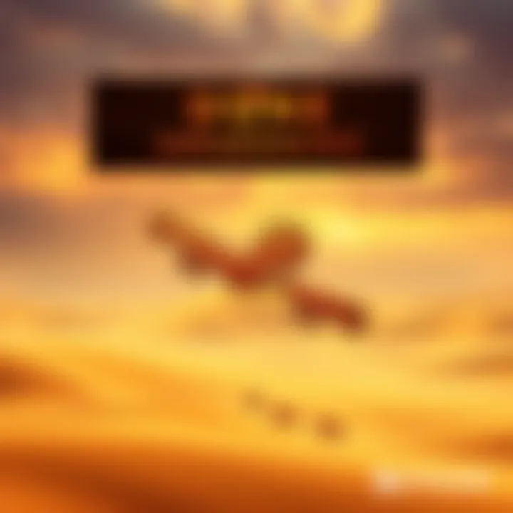 Graphic showing a Steam logo alongside a Dune Awakening beta key announcement, with a desert backdrop