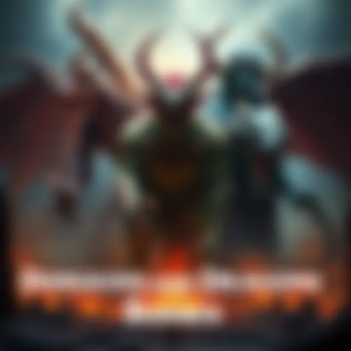 Dungeons and Dragons Bosses A collage of powerful Dungeons and Dragons bosses featuring Tiamat, Zariel, and Tarrasque in a fantasy setting.