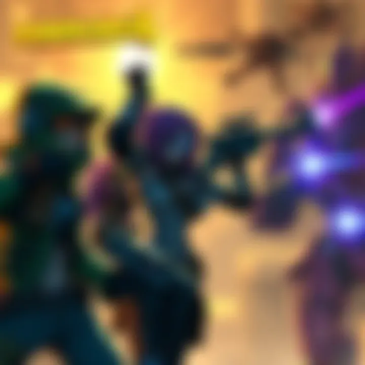 Moze, Amara, and Zane teaming up in Borderlands 4, battling enemies together with weapons drawn.