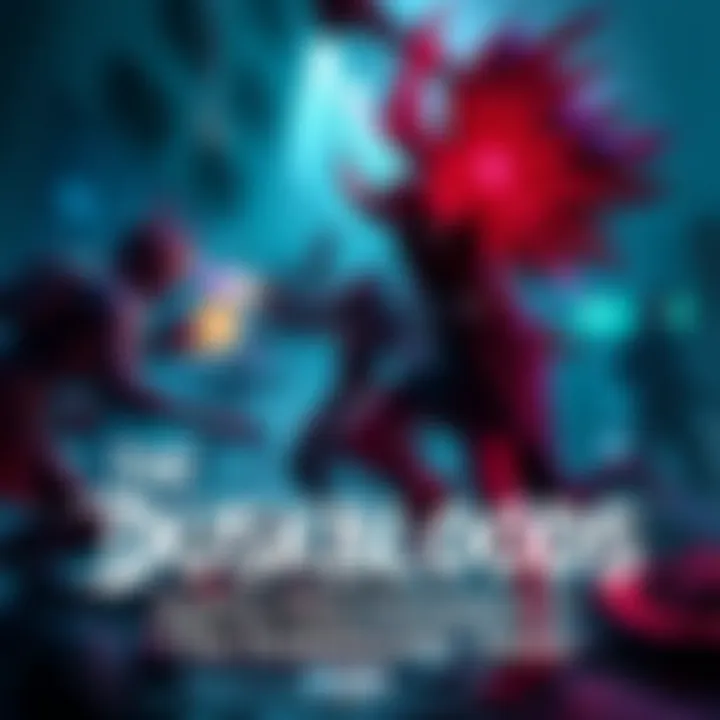 Gameplay scene from 'The Duskbloods' Multiplayer action featuring diverse characters and intense combat in 'The Duskbloods' game