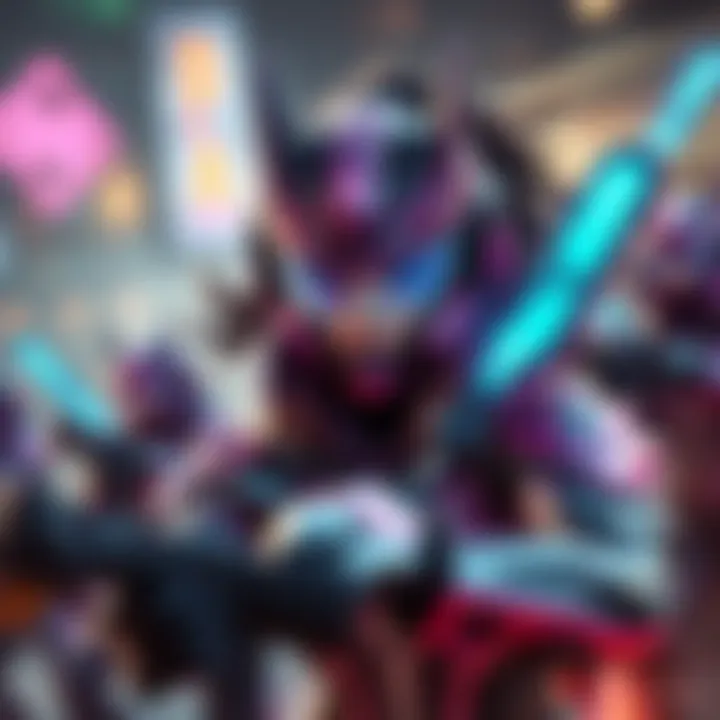 D.Va character from a video game in a competitive match, showcasing frustration among players.