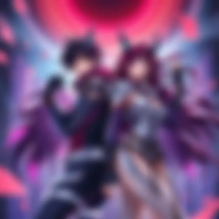 Artwork showing Dva and Ramattra in a dynamic pose, reflecting their contrasting natures and the ship debate among fans.